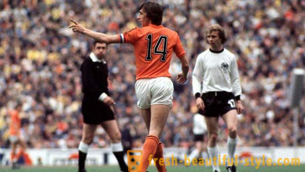Fotbalista Johan Cruyff: biografie, fotografie a kariéra