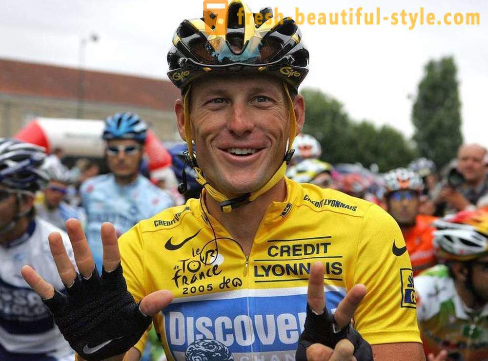 Lance Armstrong: biografii, kariéru cyklisty, bojuje s rakovinou a fotoknihy