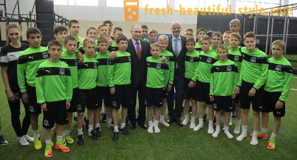 Academy FC „Krasnodar“: řešit, jak se dostat, větve, trenéry a studenty