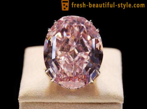 Nejdražší na světě diamant „Pink hvězda“ (Pink Star)