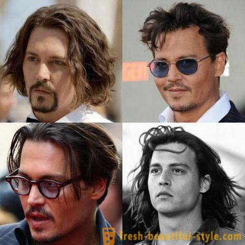 Vývoj účesů: Johnny Depp
