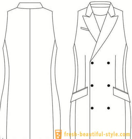 Kabát bez rukávů: vzor, ​​model představuje kombinaci hodnocení a recenze