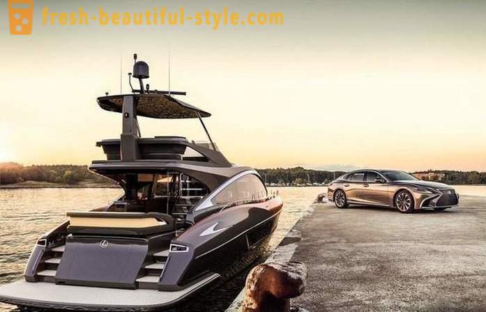 Luxusní jachty s automobilového designu