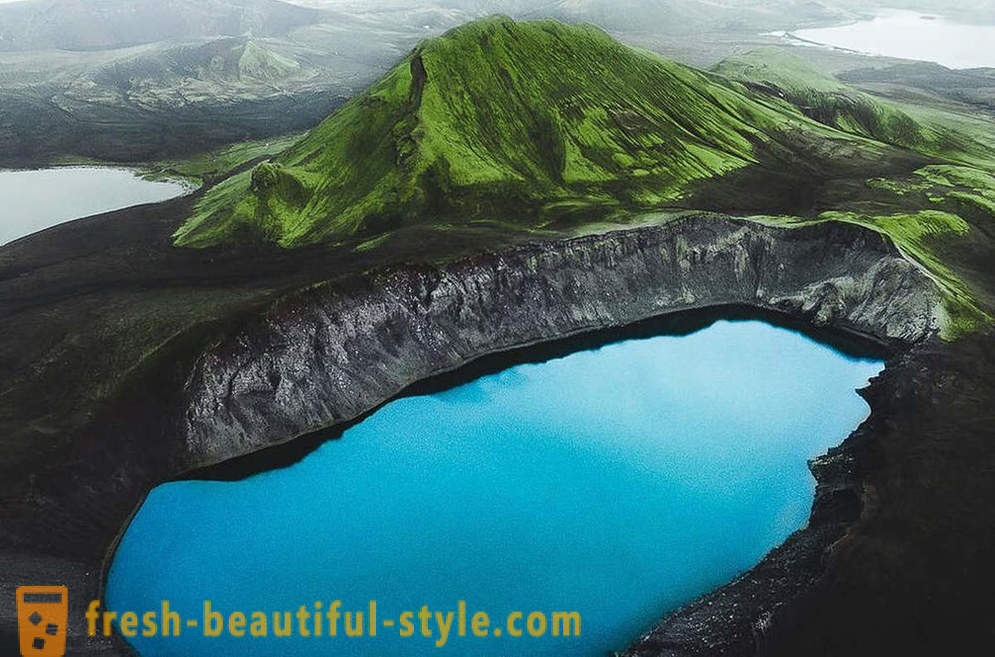 Island Letecký pohled
