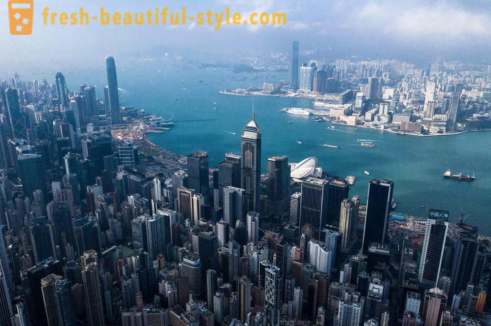 Hong Kong výškové ve fotografiích