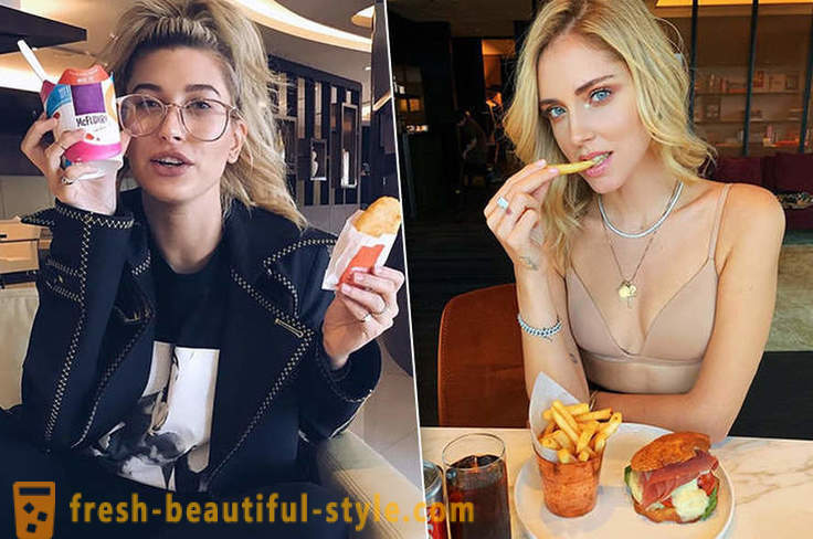 Celebrity, kteří milují fast food