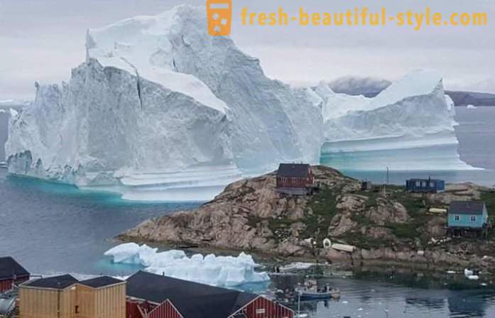 Obec Greenland hrozila obrovským ledovcem
