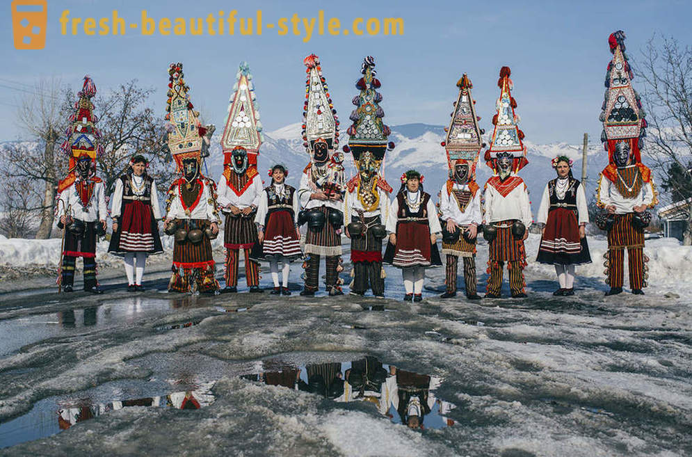Kuker - novoroční rituál v Bulharsku