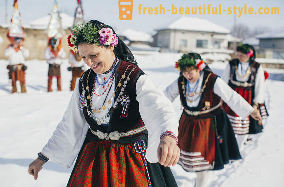 Kuker - novoroční rituál v Bulharsku