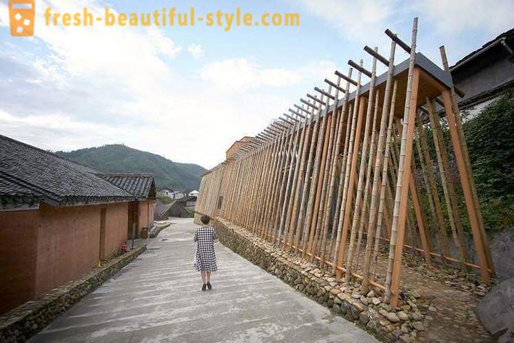 Čína postavila město bambusu