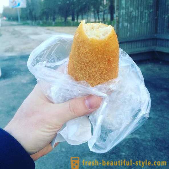 Potraviny vyrobené v Rusku, takže to bylo příjemné pro cizince