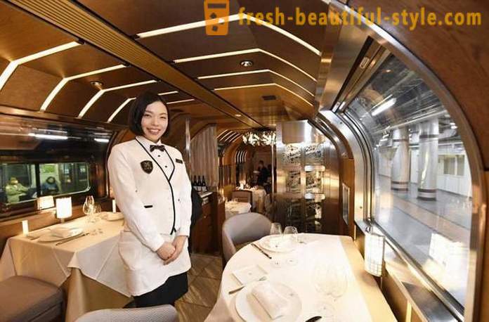 Shiki-Shima - jedinečná japonská luxusní vlak