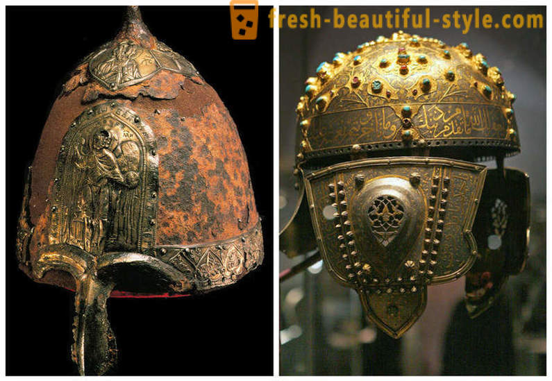 Knightly oblečení, gladiátorské masky, vojenské přilby a podobně všech dob