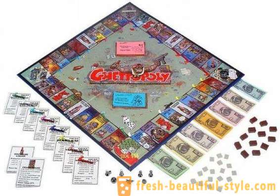 „Gettopoliya“ 5 zakázané stolních her věnovaná zlozvyků společnosti