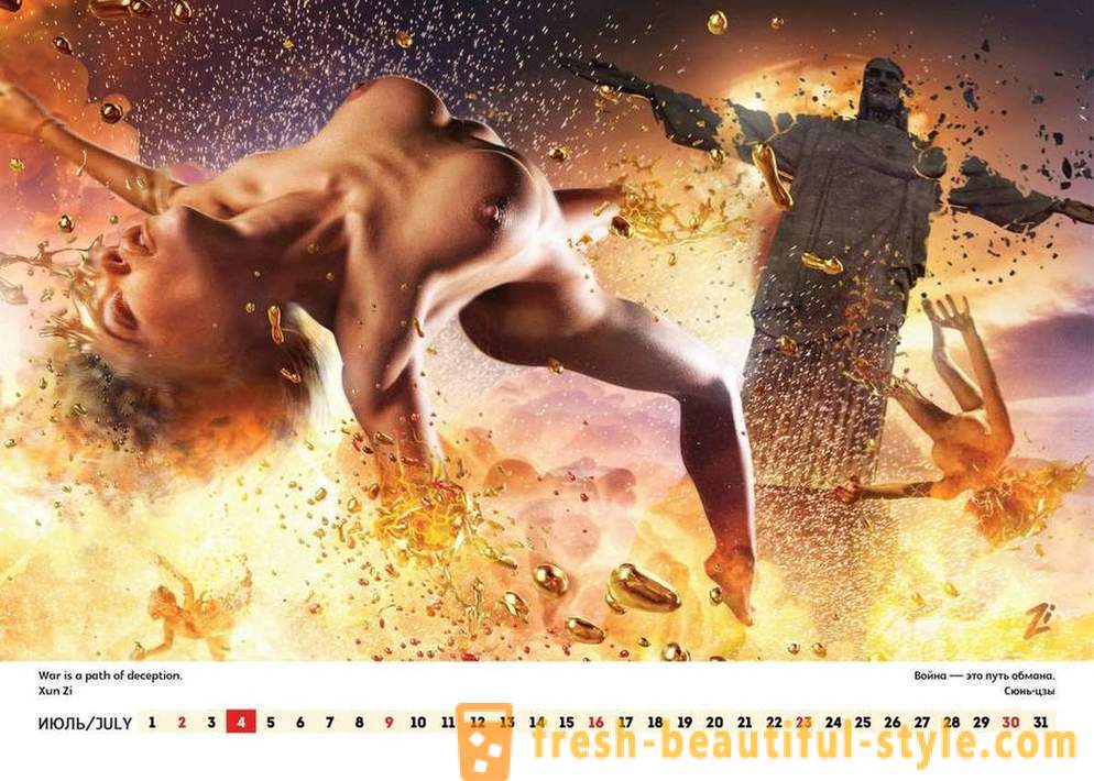 Showman Lucky Lee vydala erotickou kalendář, volat po Ruska do Ameriky a ve světě