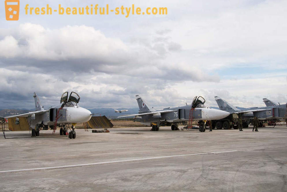 Russian Air Force Aviation základna v Sýrii