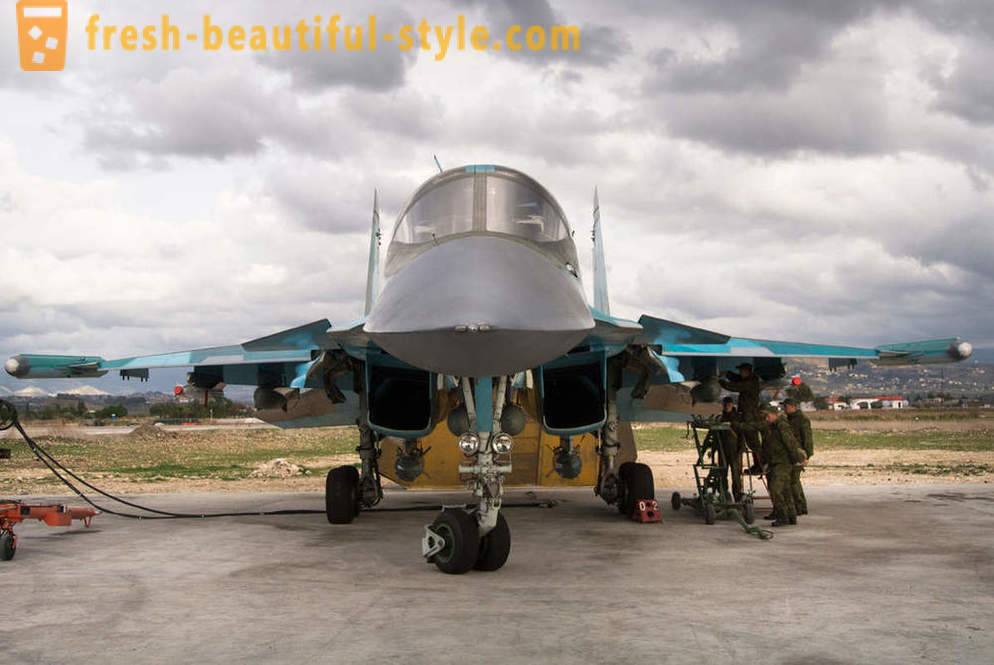 Russian Air Force Aviation základna v Sýrii