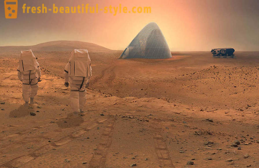 Dům na Marsu, což je přesně to, vybudovat