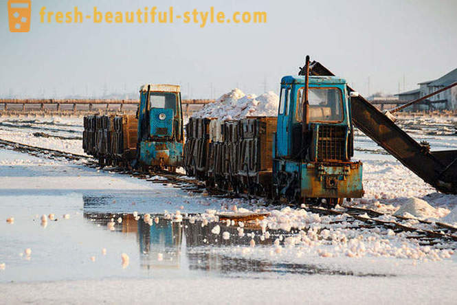 Těžba soli žije na Krymu