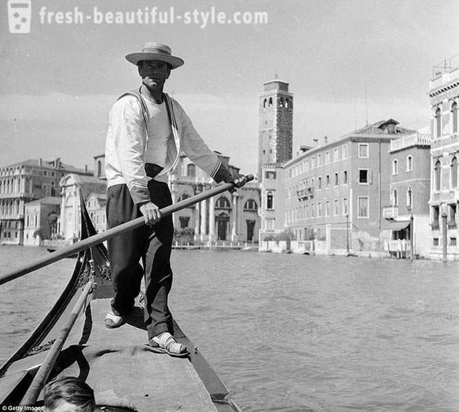 Itálie 1950, se zamiloval do celého světa