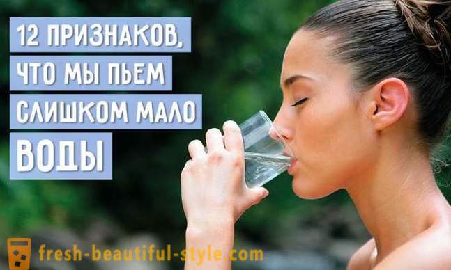 12 znamení, že pijí příliš málo vody