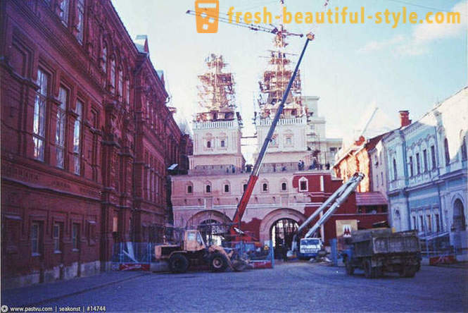 Chůze v Moskvě v roce 1995