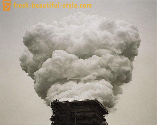 Průmyslové emise krása