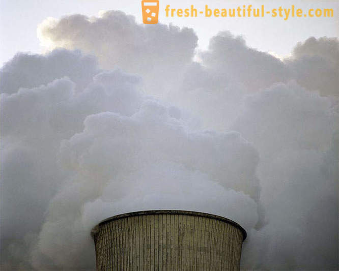 Průmyslové emise krása