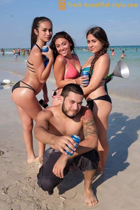 Jak američtí studenti tráví svou dovolenou v Miami
