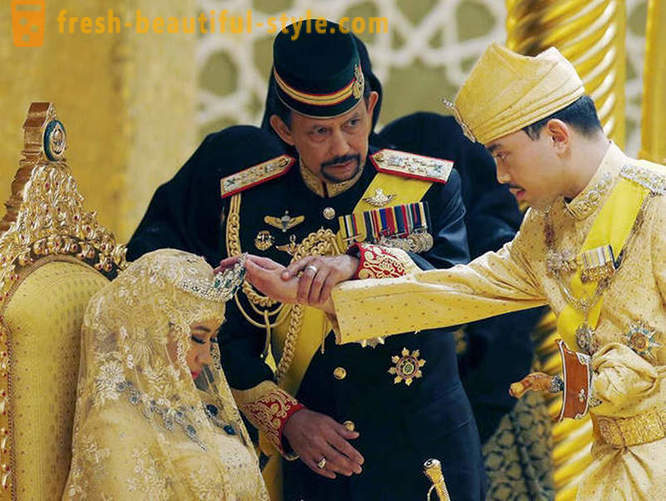 Luxusní svatební budoucího sultána Bruneje