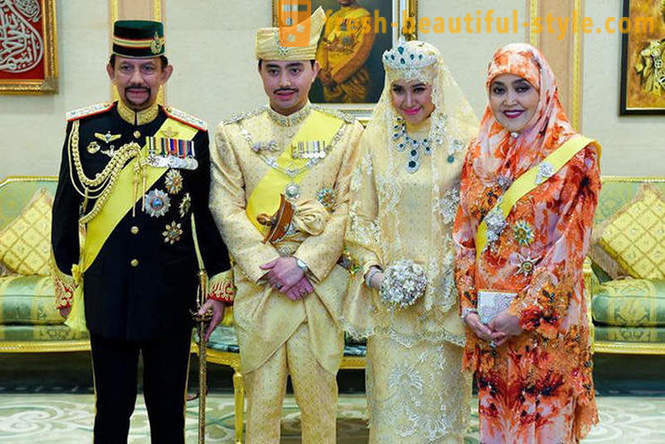 Luxusní svatební budoucího sultána Bruneje