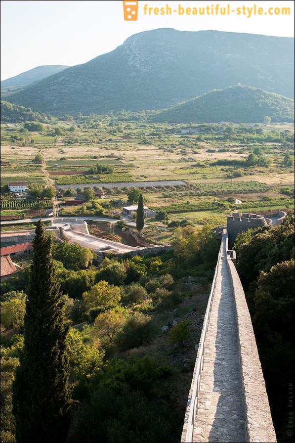 Chodit na čínská zeď chorvatského poloostrova