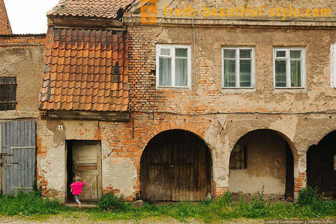 Procházka staré německé město Kaliningradské oblasti