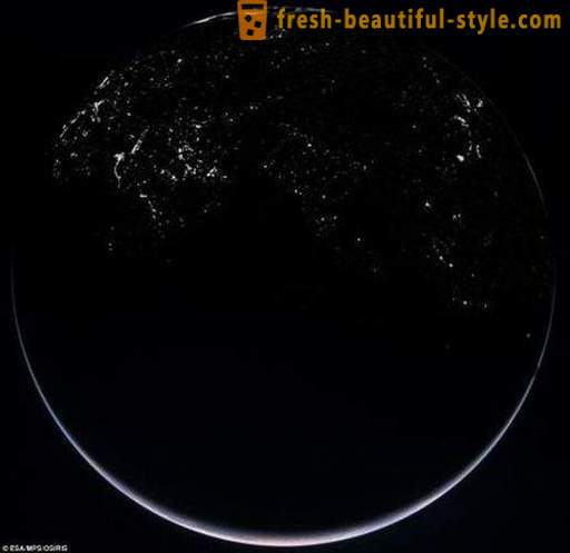 Pohled z oběžné dráhy na Zemi