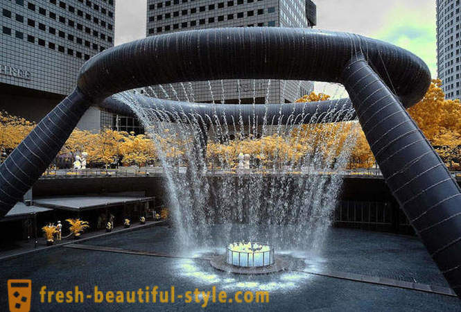 Nejvelkolepější a neobvyklé fontány svět