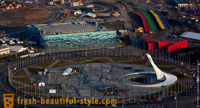 Olympic Park s vrtulníkem