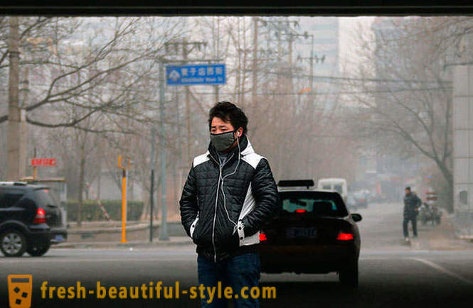 Nebezpečné úrovně znečištění v Číně