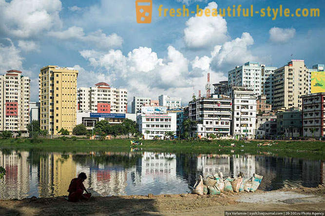 Dhaka - hlavní město Bangladéše úžasné
