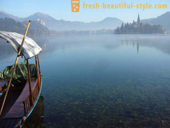 Jezero Bled, které s legendami