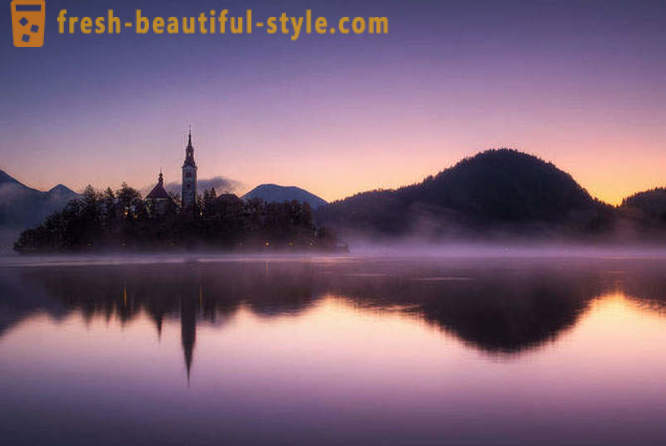 Jezero Bled, které s legendami