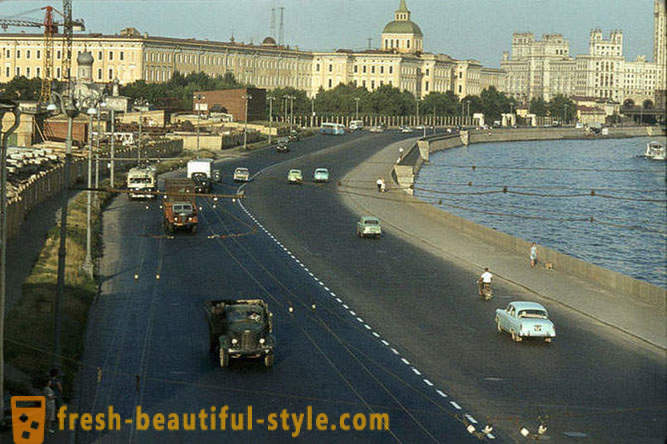 Moskva, 1956, ve fotografiích Jacques Dyupake