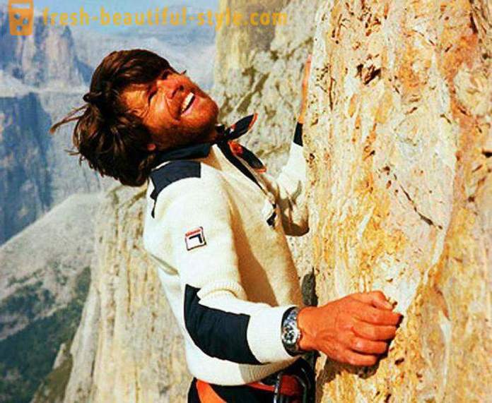 Horolezectví legenda Reinhold Messner: životopis