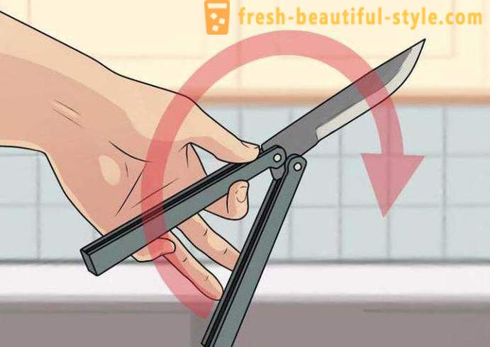 Jak otočit nůž motýla: tipy a triky