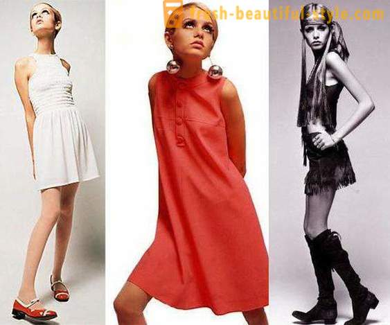 Šaty ve stylu 60. let. obléknout model