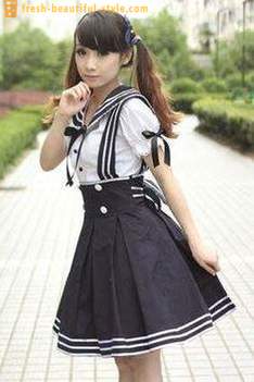 Japonský školní uniformy jako módní trend