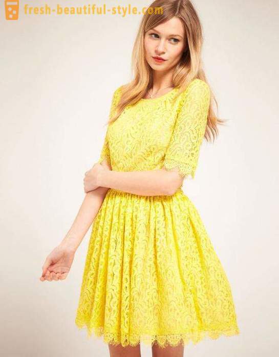 Yellow Dress: Možnosti pro jaro a léto