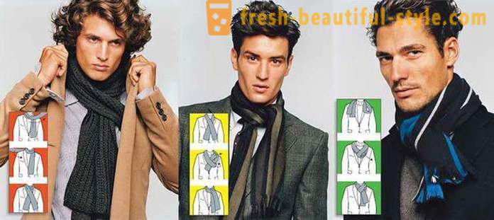 Jak uvázat šátek muže: fotografie a diagram. Jak uvázat šátek krásný muž?