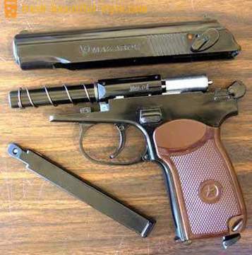 Makarov pistole pneumatické: Specifikace