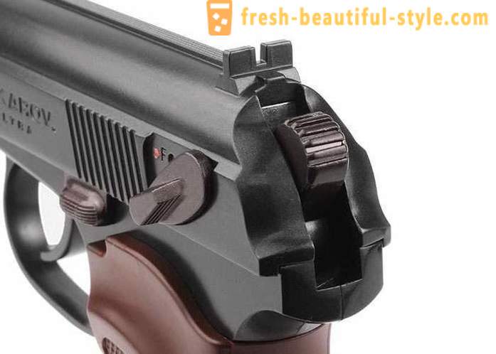 Makarov pistole pneumatické: Specifikace