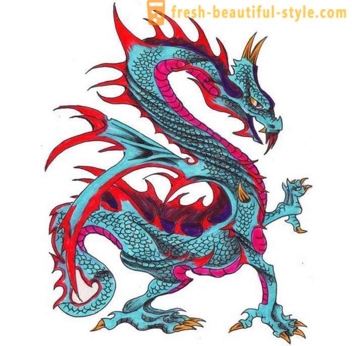 Dragon: Hodnota tetování a skic. Jak si vybrat draka tetování?